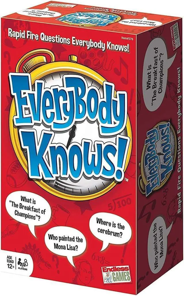 Alt view image 2 of 6 - Everybody Knows Card Game