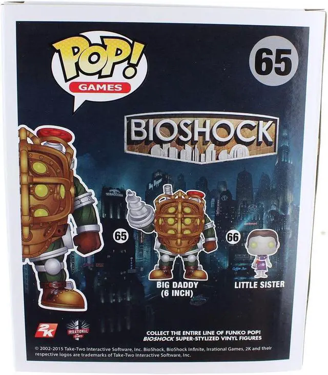 Alt view image 3 of 3 - Funko Pop! Games: Bioshock - Big Daddy (6 Inch)