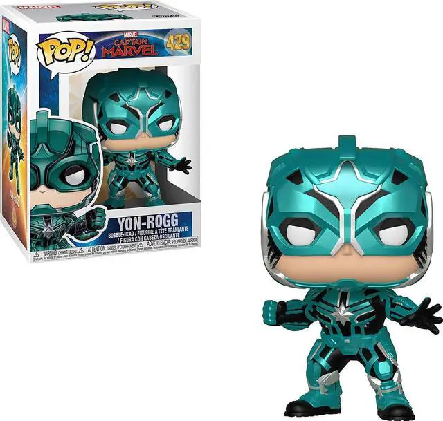 Alt view image 5 of 6 - Marvel Captain Marvel Yon-Rogg Bobblehead Pop! Vinyl Figure