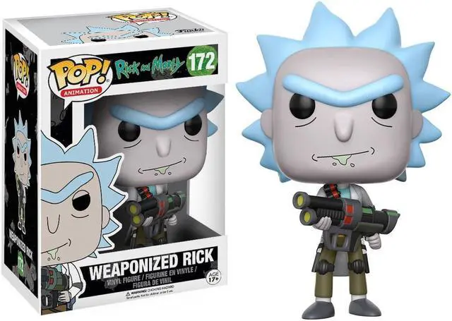 Alt view image 3 of 6 - Rick and Morty Weaponized Rick POP! Vinyl Figure by Funko