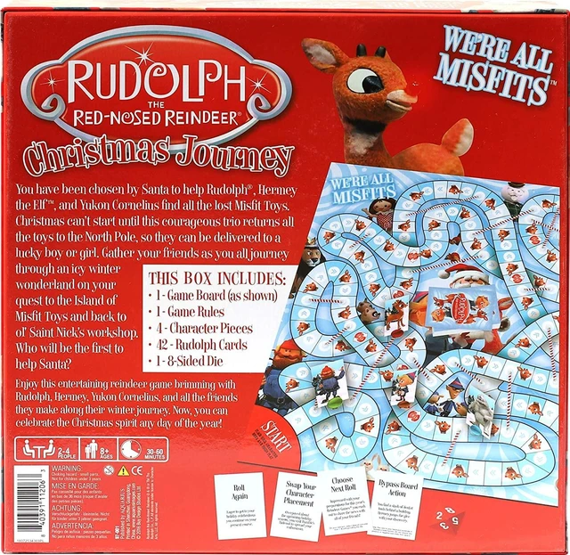 Alt view image 4 of 7 - Rudolph The Red-nosed Reindeer Family Board Game