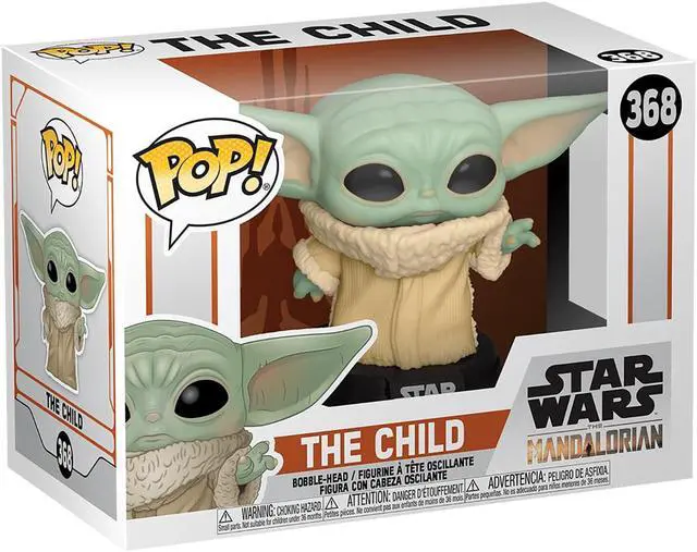 Alt view image 3 of 7 - Star Wars The Mandalorian Funko POP Vinyl Figure | The Child "Baby Yoda"