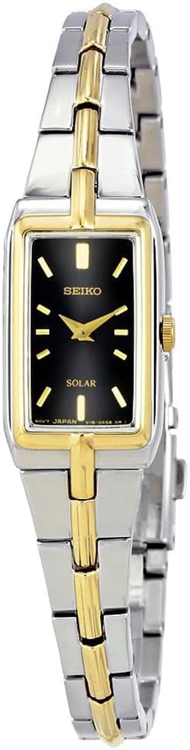 Alt view image 7 of 9 - Seiko SUP274 Womens Silver & Gold Core Solar Watch