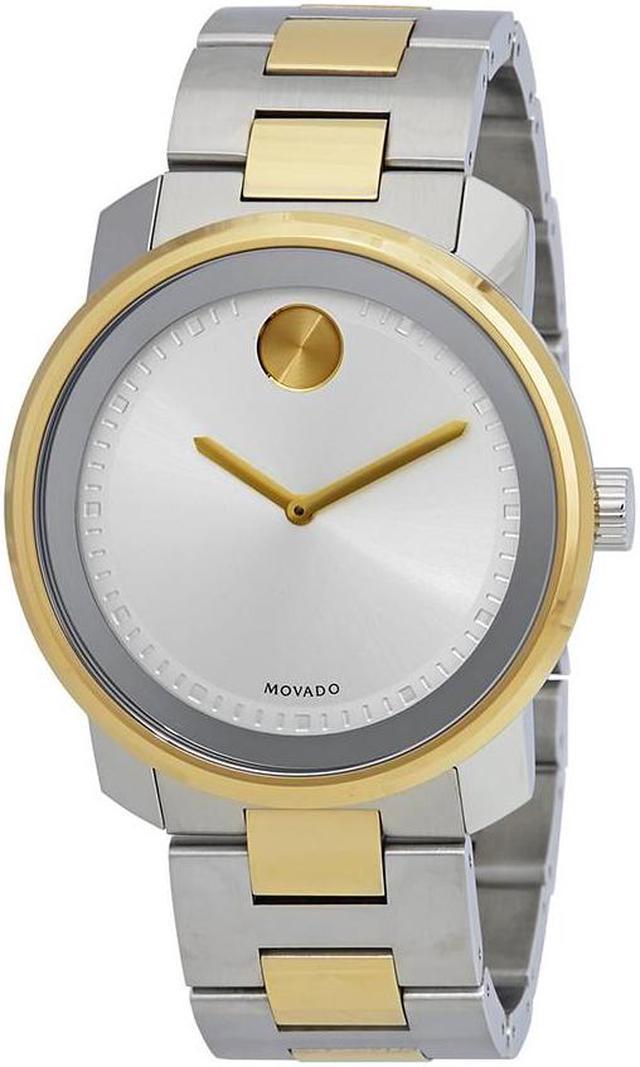 Movado Bold Series Mens Two Tone Stainless Steel Swiss Quartz