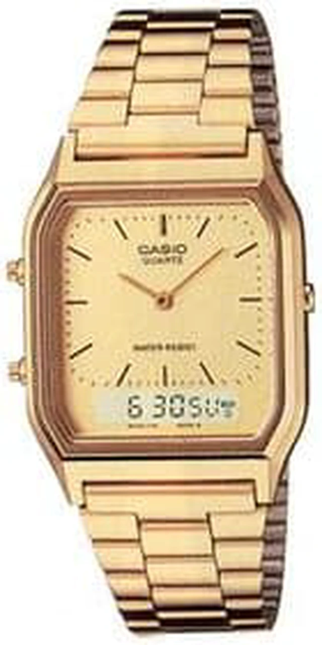 Main image of Casio AQ230GA-9D Gold Digital Analog Mens Watch