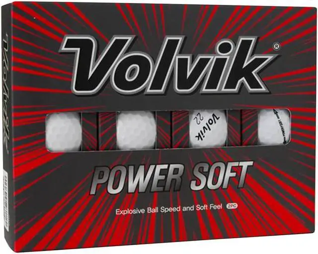 Main image of 2019 Volvik Power Soft Golf Balls 1 Dozen White NEW