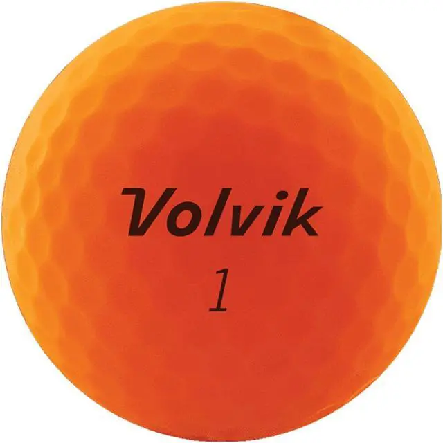 Alt view image 2 of 6 - Volvik 9528 Volvik 2020 Vivid 3 Pc Golf Balls Matte Orange