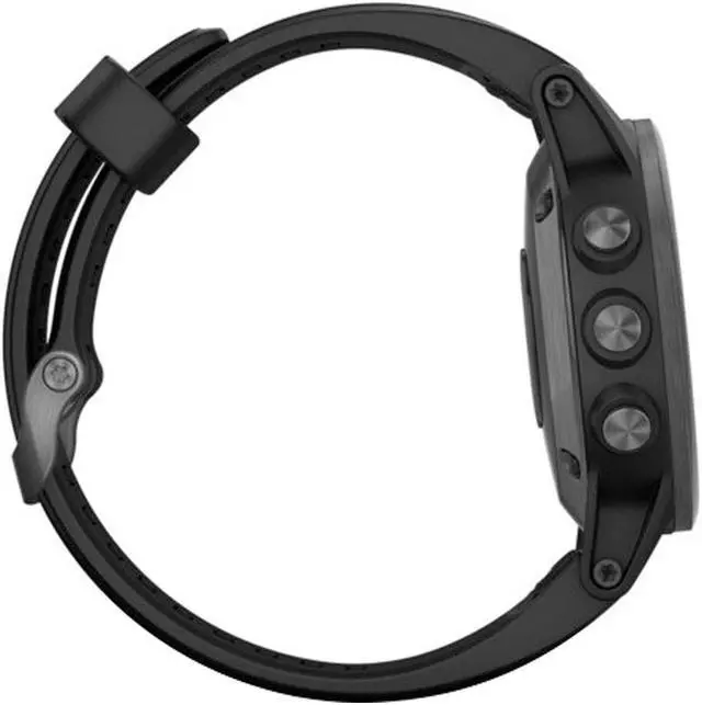 Alt view image 5 of 16 - Garmin Fenix 5S Plus Sapphire Multisport GPS Smartwatch White with Carrara White Band