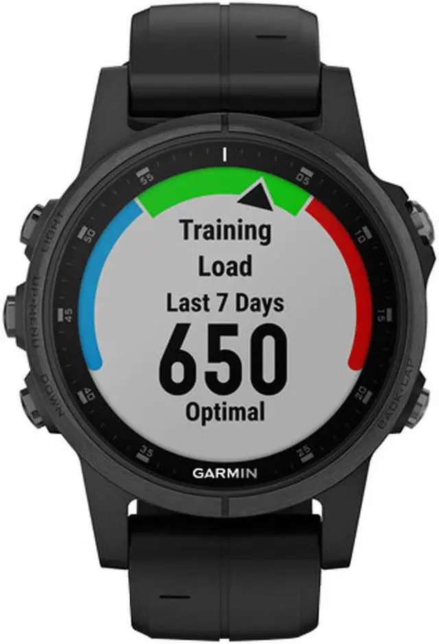 Alt view image 6 of 16 - Garmin Fenix 5S Plus Sapphire Multisport GPS Smartwatch White with Carrara White Band