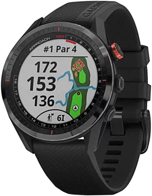 Garmin Approach S62, Premium Golf GPS Watch, Black Ceramic Bezel