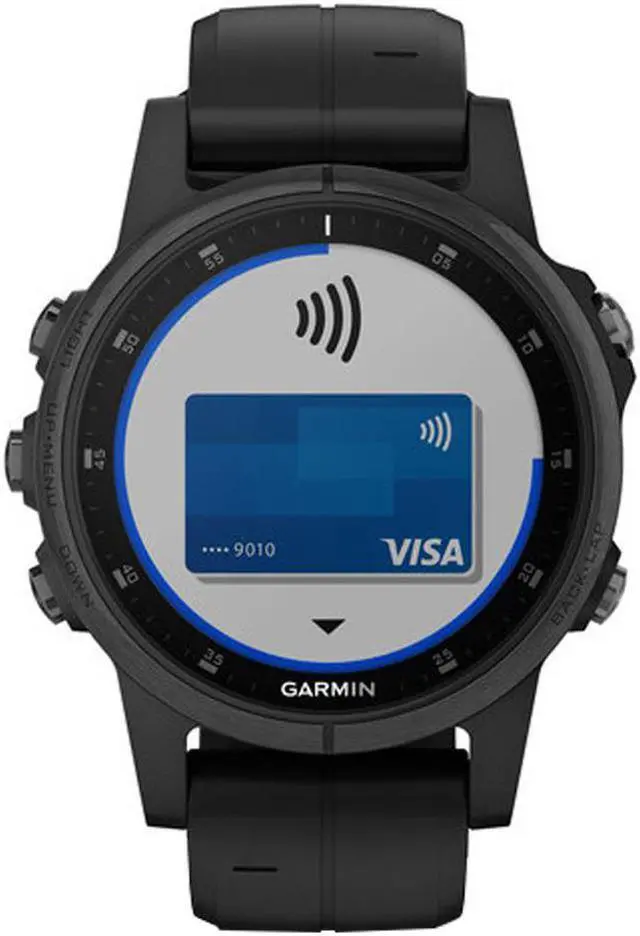 Alt view image 4 of 16 - Garmin Fenix 5S Plus Sapphire Multisport GPS Smartwatch White with Carrara White Band
