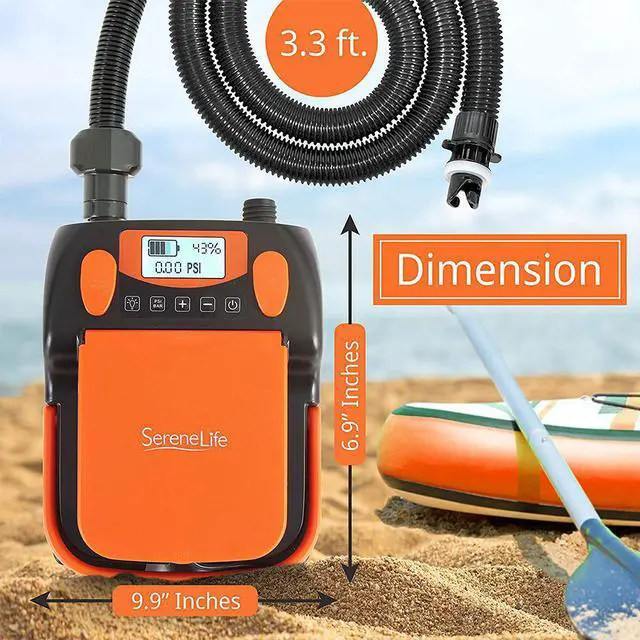 Alt view image 2 of 6 - SereneLife Portable Air Pump Compressor