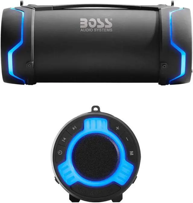 Alt view image 3 of 9 - BOSS Audio TUBE Portable Waterproof Inside/Outside 3" Bluetooth Speaker System