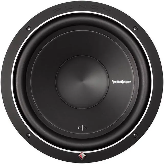 Alt view image 11 of 19 - ROCKFORD FOSGATE Punch P1S2-12 12" 500W 2-Ohm Power Car Audio Subwoofer Sub