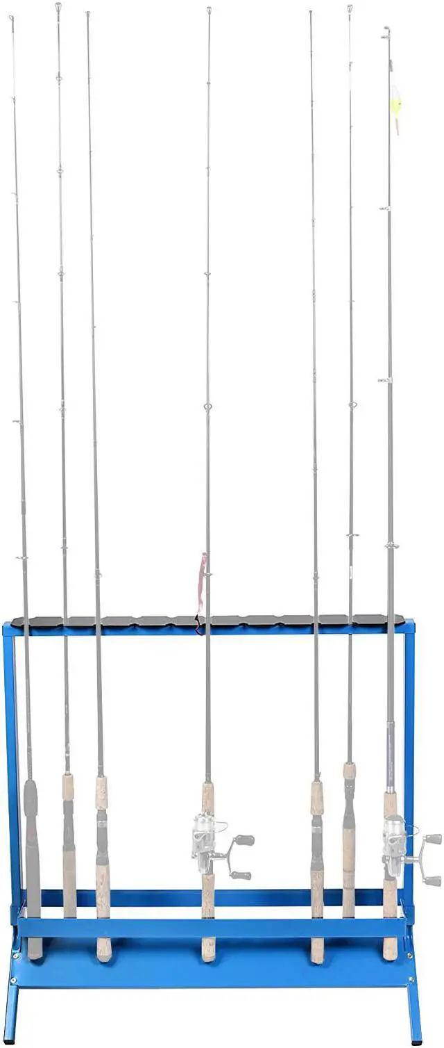 Alt view image 3 of 14 - viking solutions fishing rod rack for 22 rods, multicolor