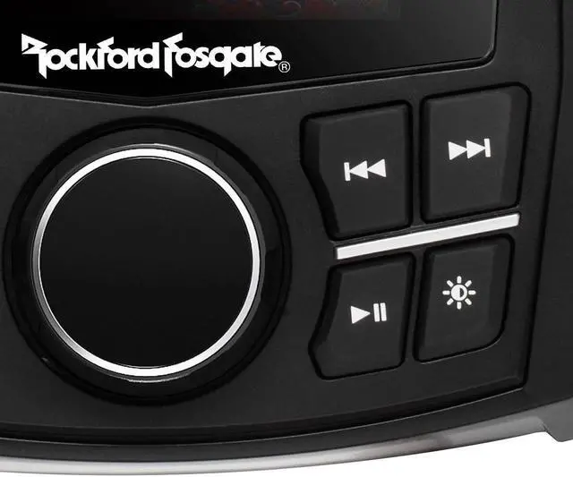 Alt view image 3 of 15 - Rockford Fosgate Punch Marine Full-Function Wired Remote Display