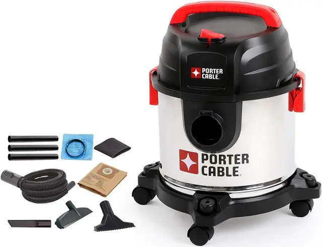 Main image of PORTER-CABLE PCX18301-4B 4 Gallon 4 Peak Horsepower Wet and Dry Vacuum Cleaner