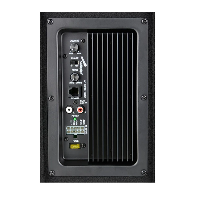 Alt view image 6 of 11 - AUDIOPIPE APMINIB800A Audiopipe Single 8 Amplified Ported Bass Enclosure 800 Watts
