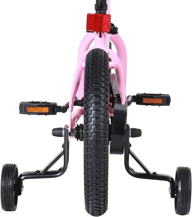 Alt view image 8 of 16 - Joystar Totem 14 Inch Kids Toddler Bike Bicycle w/ Training Wheels, Ages 3 to 5