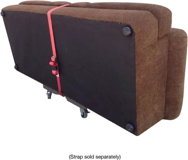 Alt view image 11 of 14 - Snap-Loc 1200 Lb Professional E-Track Dolly Black, Safely Moves More In Less Time With Easy Rolling Casters And Optional E-Strap Safety Attachment! SL1200D4TB