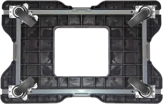 Alt view image 14 of 14 - Snap-Loc 1200 Lb Professional E-Track Dolly Black, Safely Moves More In Less Time With Easy Rolling Casters And Optional E-Strap Safety Attachment! SL1200D4TB