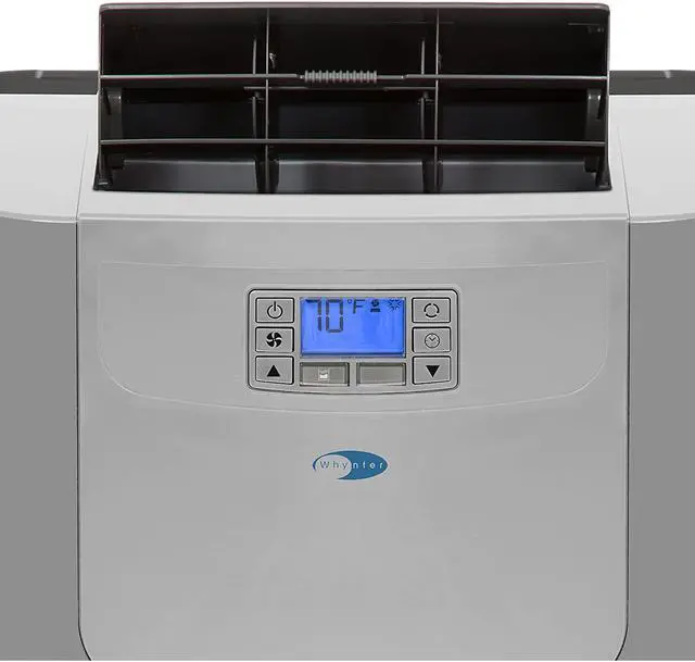 Alt view image 7 of 19 - Whynter ARC-122DS 120 in.0 BTU Elite Dual Hose Digital Portable Air Condtiioner - Silver