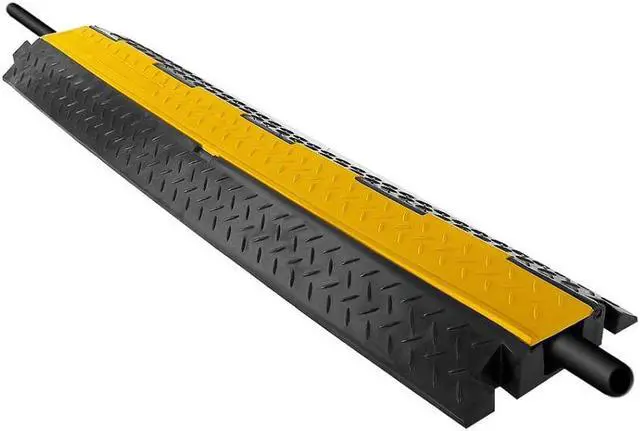 Alt view image 2 of 8 - Pyle 40" Cable Wire Protector Cover Ramp with Lid for Floor Cord Safety (2 Pack)