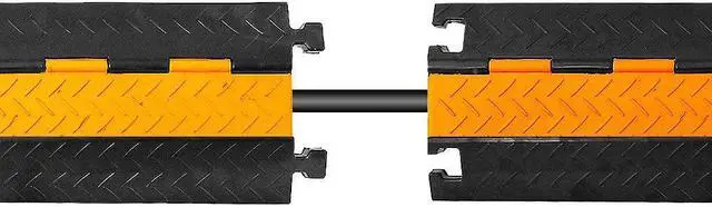 Alt view image 5 of 8 - Pyle 40" Cable Wire Protector Cover Ramp with Lid for Floor Cord Safety (2 Pack)