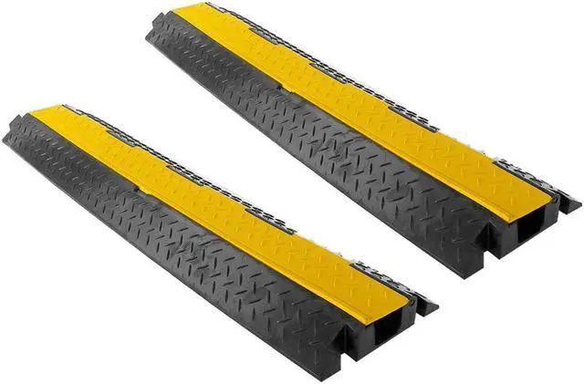 Main image of Pyle 40" Cable Wire Protector Cover Ramp with Lid for Floor Cord Safety (2 Pack)