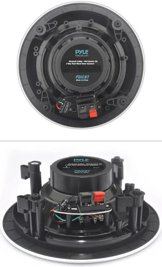 Alt view image 3 of 8 - Pyle Audio 8 Inch 2 Way 250W Flush Mount Bluetooth Ceiling Wall Speakers, 4 Pack