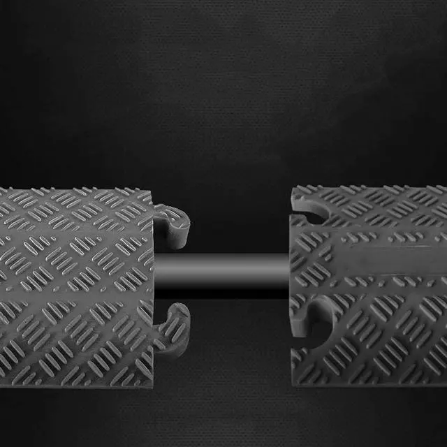 Alt view image 5 of 8 - Pyle 40 In Cable Wire Protector Cover Ramp for Floor Cord Safety, Black (2 Pack)