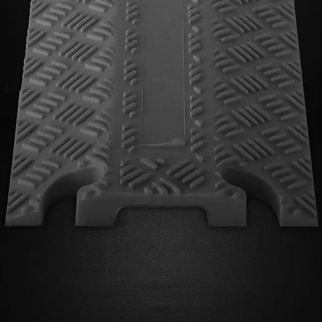 Alt view image 6 of 8 - Pyle 40 In Cable Wire Protector Cover Ramp for Floor Cord Safety, Black (2 Pack)