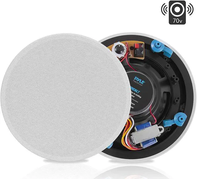 Main image of Pyle PDIC8LT 8 Inch 70 Volt 600 Watt In Ceiling Wall Flush Mount Speaker System