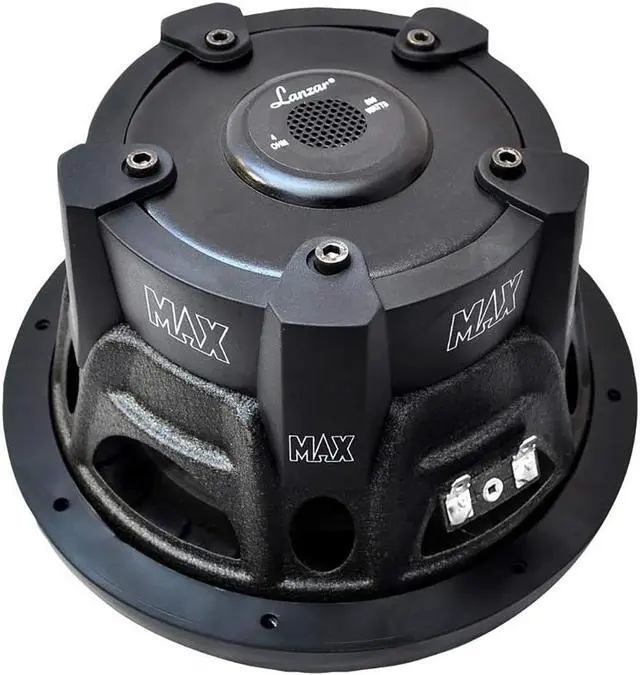 Alt view image 4 of 18 - Lanzar MAXP64 Max Pro 6.5 Inch 600 Watt Power 4 Ohm Car Subwoofer Audio System