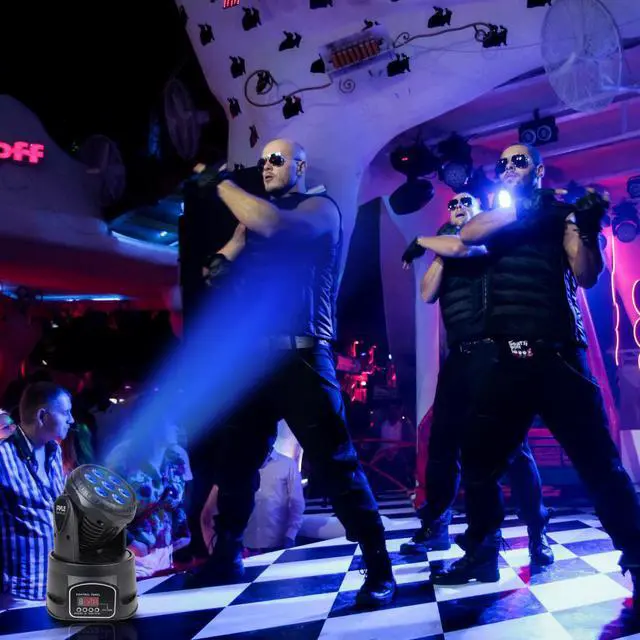Alt view image 9 of 10 - Multi-Color LED Stage Light - DJ Sound & Studio Lighting System