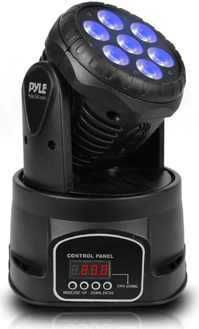 Alt view image 5 of 10 - Multi-Color LED Stage Light - DJ Sound & Studio Lighting System