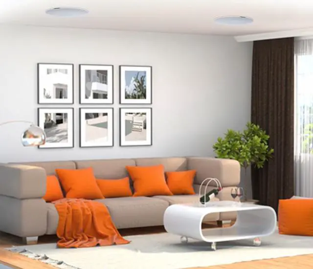 Alt view image 7 of 14 - PYLE PDICBT87 DUAL 8.0iIN BT CEILING OR WALL SPEAKER KIT
