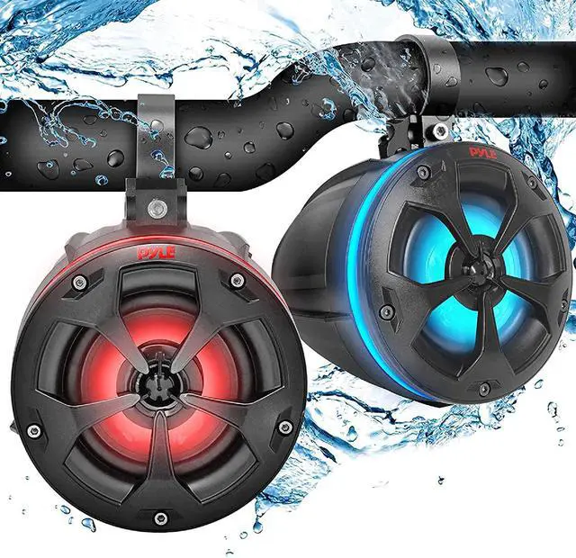 Alt view image 2 of 17 - 4" WTPF SPEAKERS W/ LGHT