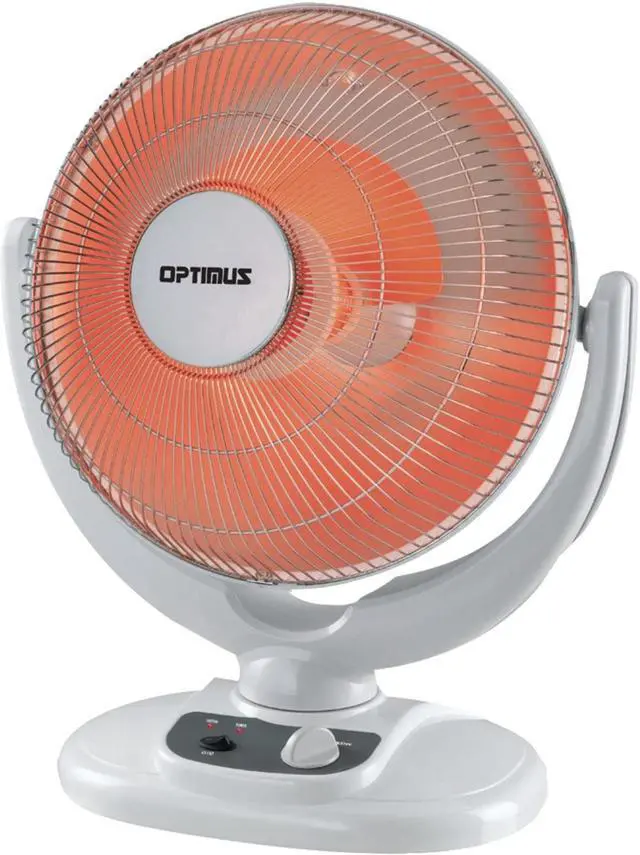 Alt view image 3 of 10 - Optimus 14" Oscillation Dish Heater H-4439