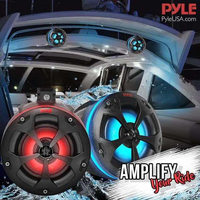 Alt view image 7 of 17 - 4" WTPF SPEAKERS W/ LGHT