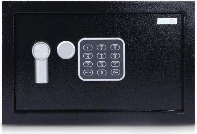 Alt view image 3 of 11 - Compact Electronic Safe Box with Mechanical Override, Includes Keys