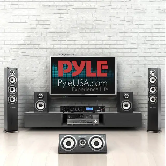 Alt view image 6 of 8 - PYLE PPRE70BT BLUETOOTH AMPLIFIER RECEIVER SOUND SYSTEM
