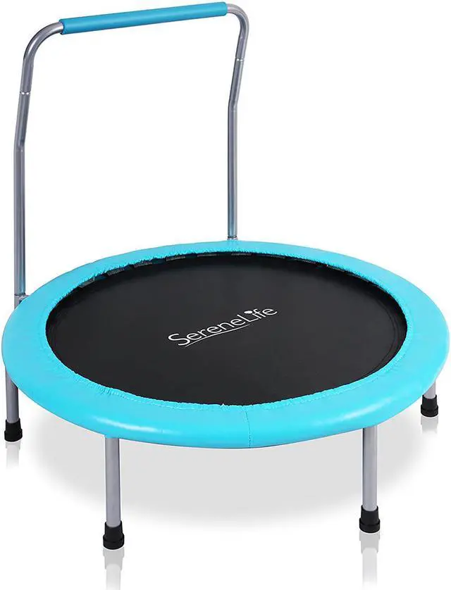 Alt view image 2 of 8 - SereneLife SLELT367 Sports Exercise Spring-less Trampoline - Kid Size