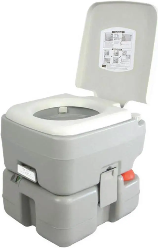 Alt view image 2 of 11 - SereneLife SLCATL320 5.3 gal Outdoor & Travel Portable Toilet