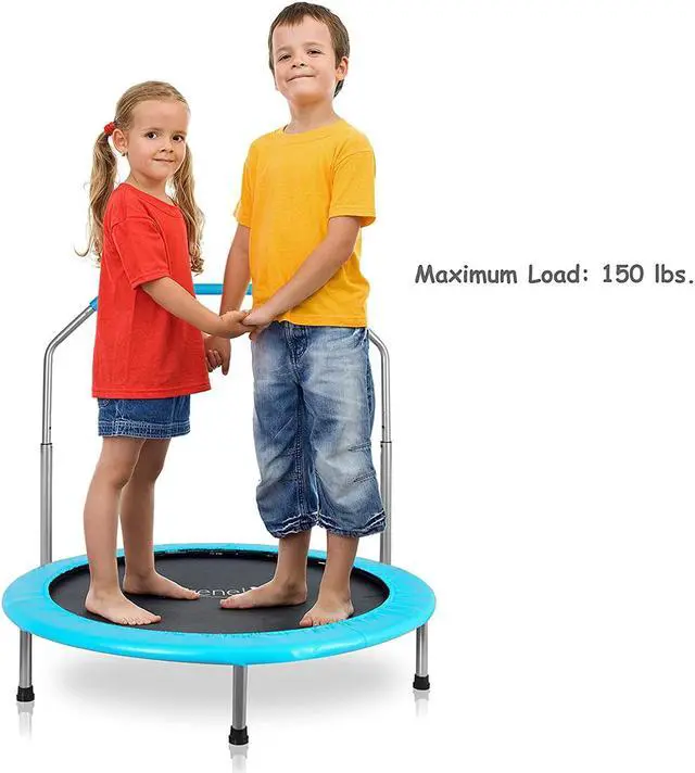 Alt view image 5 of 8 - SereneLife SLELT367 Sports Exercise Spring-less Trampoline - Kid Size