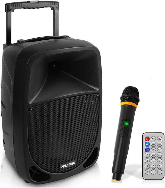 Main image of Pyle PSBT105A Bluetooth Portable Stereo Karaoke Speaker with Wireless Microphone