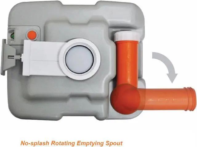 Alt view image 5 of 11 - SereneLife SLCATL320 5.3 gal Outdoor & Travel Portable Toilet