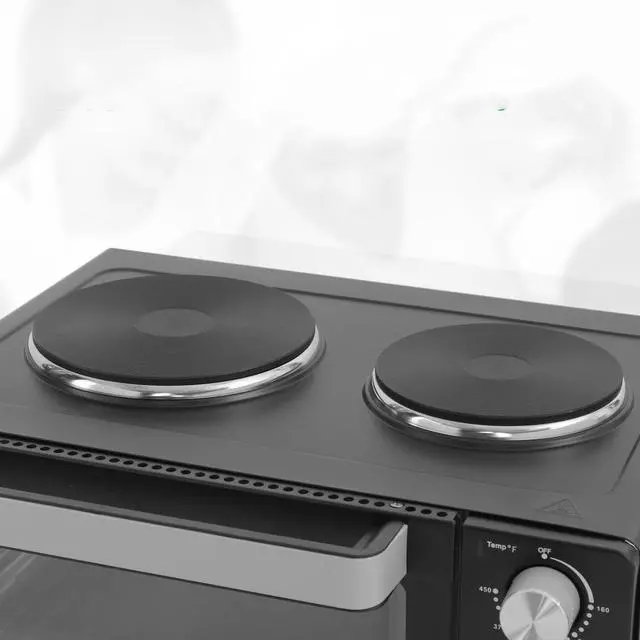 Alt view image 4 of 11 - Nutrichef PKRTO28 pkrto Rotisserie Cooker and Dual Hotplates