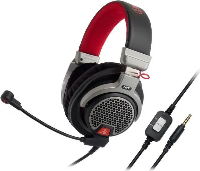 Alt view image 8 of 13 - Audio-Technica ATH-PDG1 3.5mm Connector Circumaural Premium Open Back Monitoring Style Gaming Headset