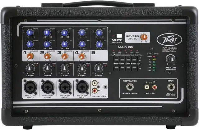 Alt view image 13 of 20 - All-in-one powered mixer providing up to four combination XLR & 1/4-in inputs using premium mic prea